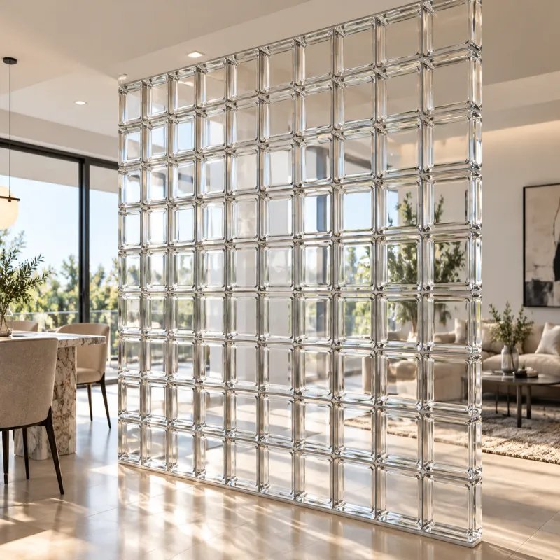 Super Clear Half Glass Brick — product view 1